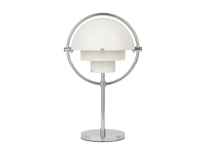 GUBI Lampe portable Multi-Lite White semi matt-chrome