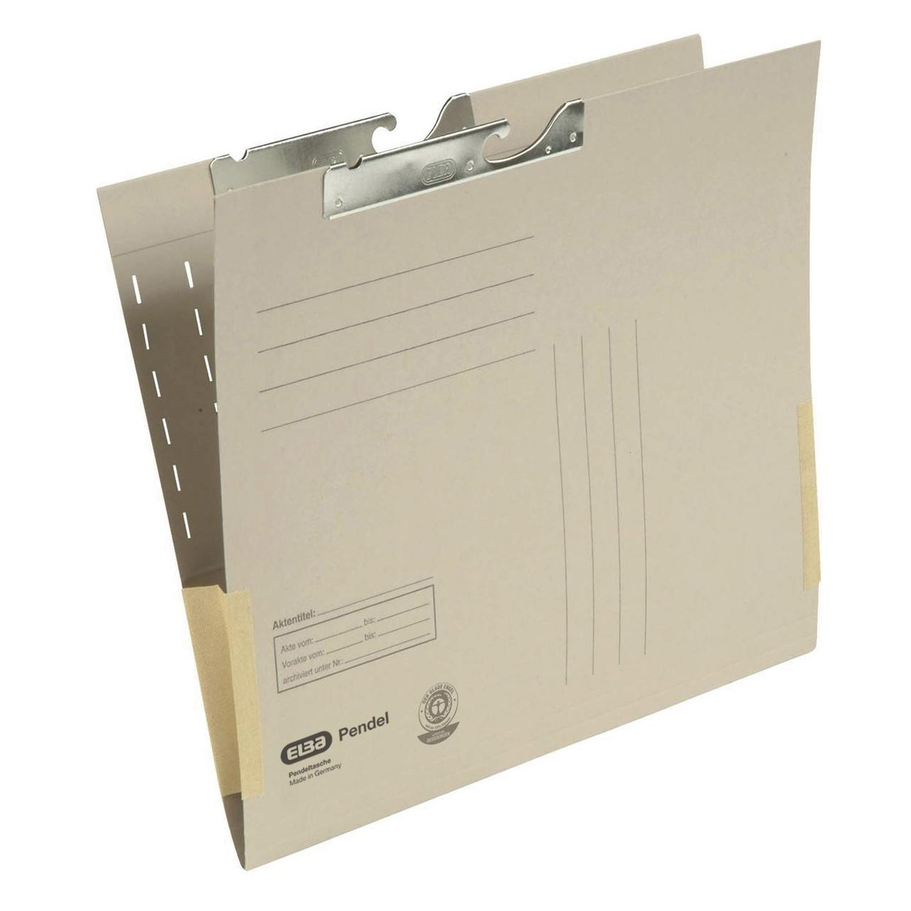 Elba Pendeltasche, DIN A4, mit Kartonfröschen, grau (A4, 1x) (100570031)