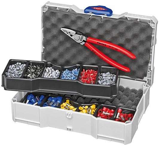KNIPEX Aderendhülsen-Sortiment 1190-teilig