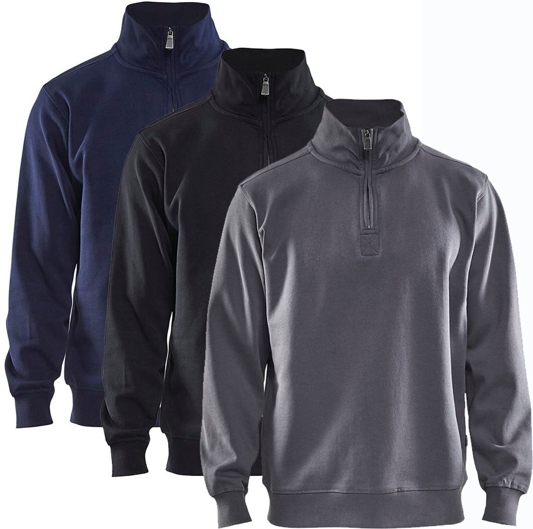 Blåkläder 3365 Sweatshirt Half Zip / Sweatshirt Half Zip - S - Marineblå