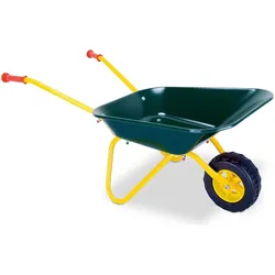 Relaxdays, Schubkarre, Schubkarre für Kinder rosa