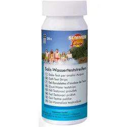 Summer Fun Wasserteststreifen zur Messung von Salz (NaCL) im Blister