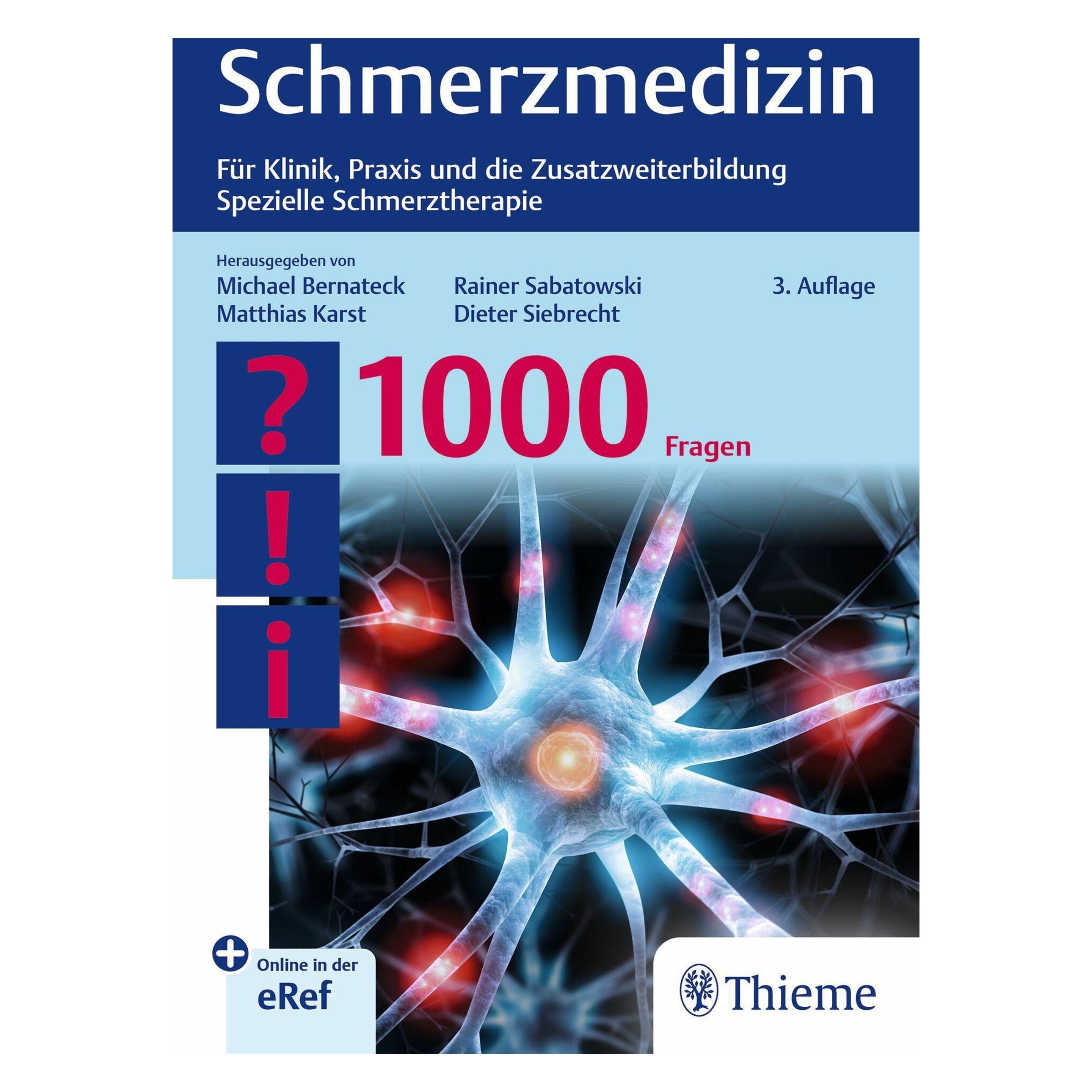 Thieme Schmerzmedizin - 1000 Fragen (Deutsch) (59915701)