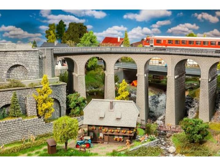 Faller 120466 Two Track Curved Viaduct Kit