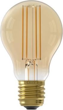 Calex LED Filament Standaardlamp Goud E27 A60 Dimbaar 7,5W 806lm 2100K