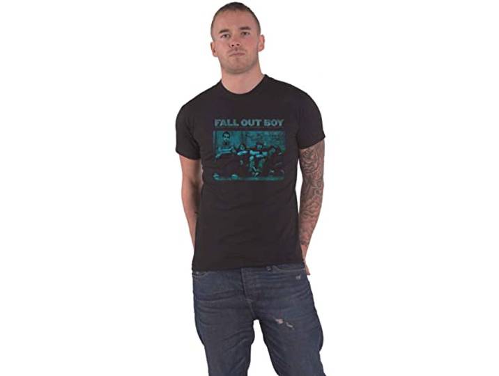 Fall Out Boy T Shirt Take This to your Grave Band Logo nieuw Officieel Mannen XXL