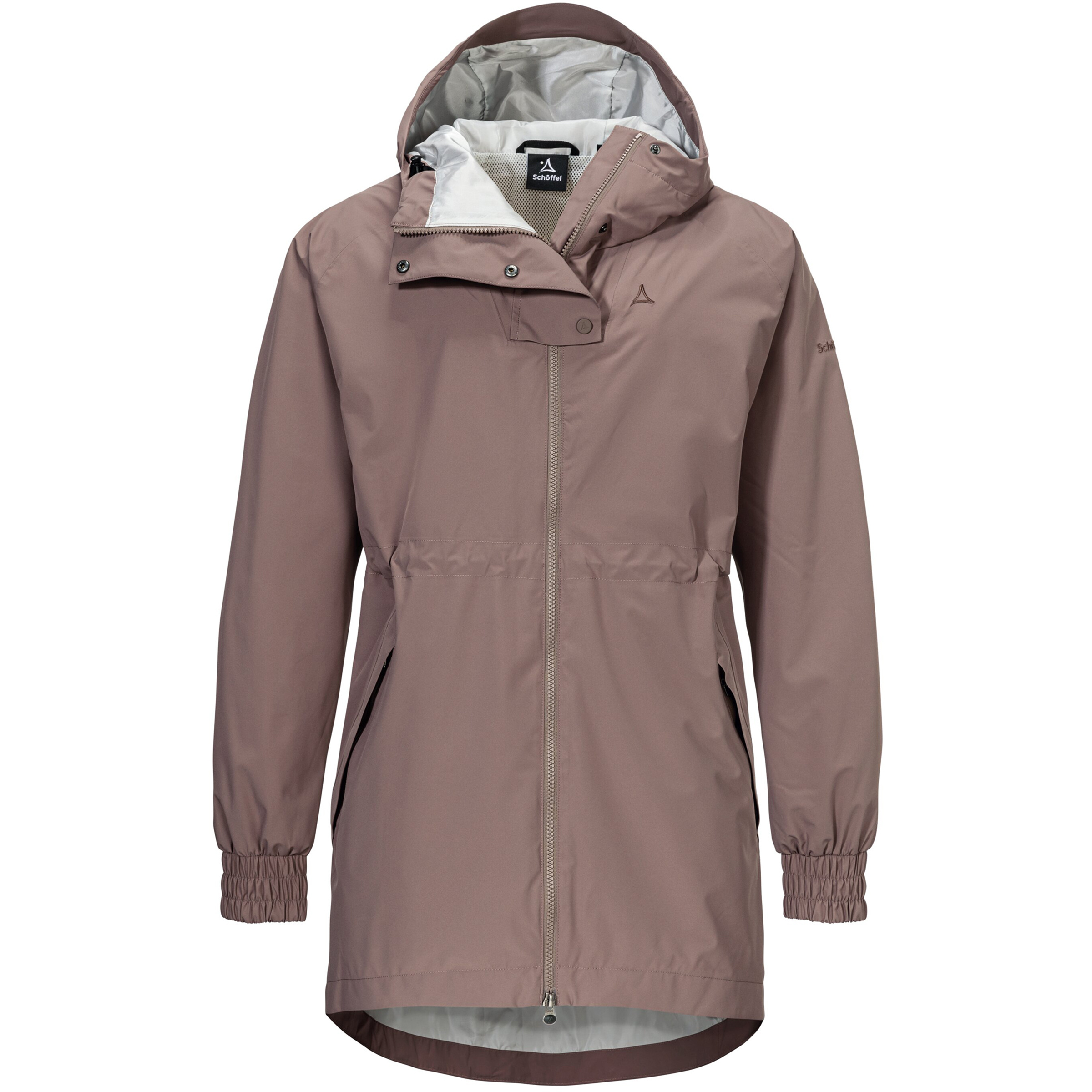 Schöffel Style Bohorok Parka Damen Parkas & Mäntel grau Größe L Camping Klein verpackbar Wasserabweisend