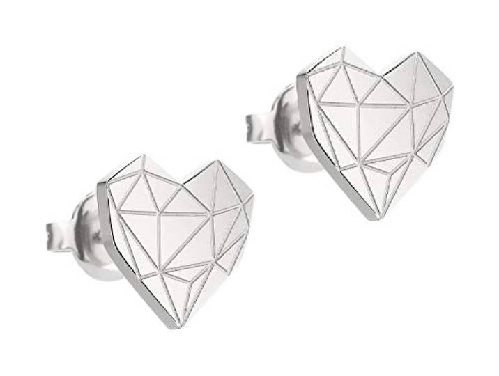 LIEBESKIND BERLIN Damen-Ohrstecker Edelstahl (silber)