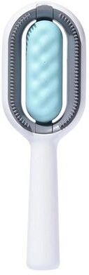 United Steam Pet Grooming Brush With Water Tank Self Cleaning Cat Hair Removal Brush Long Hair (Blue)