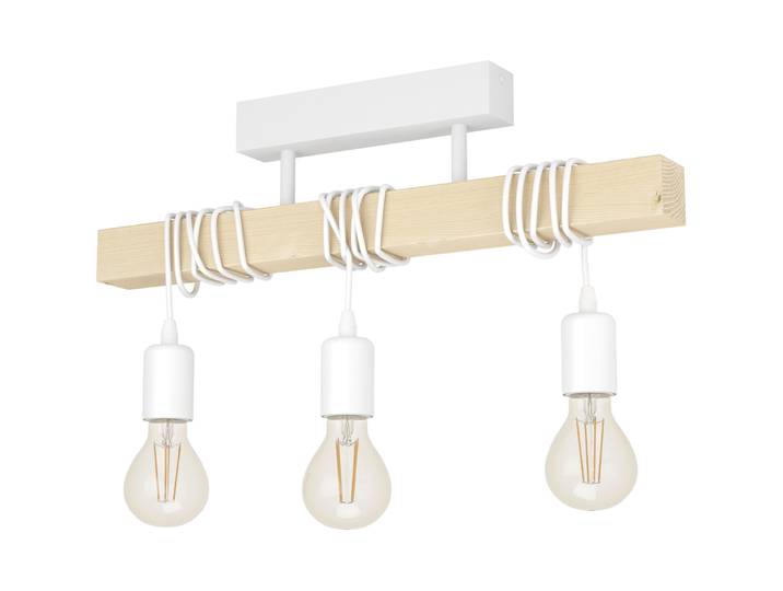 Eglo Deckenlampe Townshend Weiss Stahl B 10.5 cm