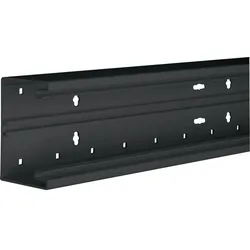 Hager BR6510019011 Brüstungskanal-Unterteil PVC frontrastend BR 68x100mm OT 80mm in graphitschwarz