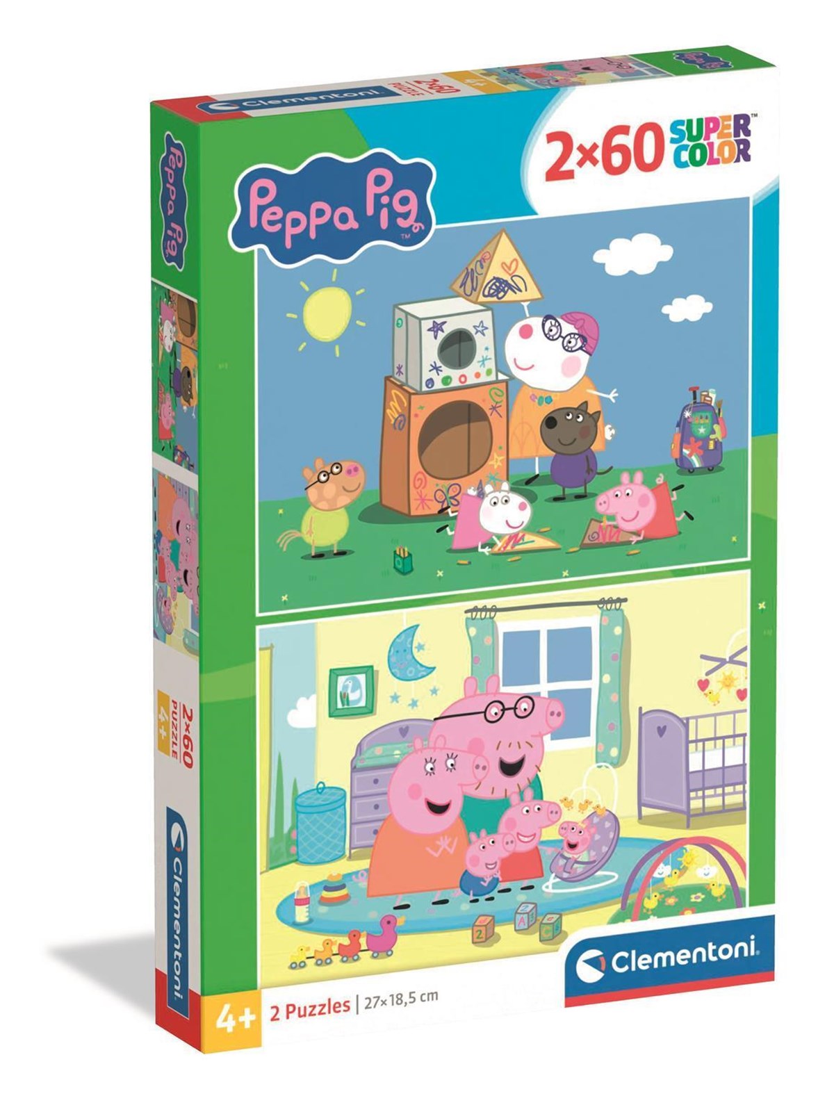 Clementoni Puzzle Peppa Pig 2026 2x60 pieces 2D Puzzles