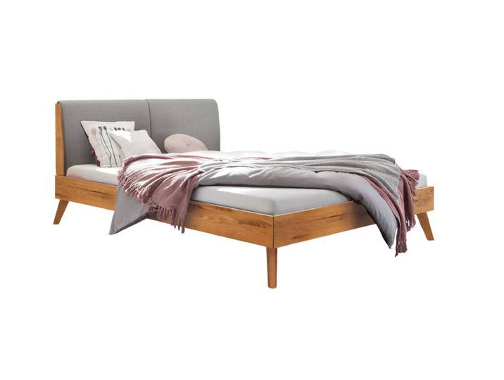 Bettgestell SIMONE 140 x 200 cm Wildeiche massiv