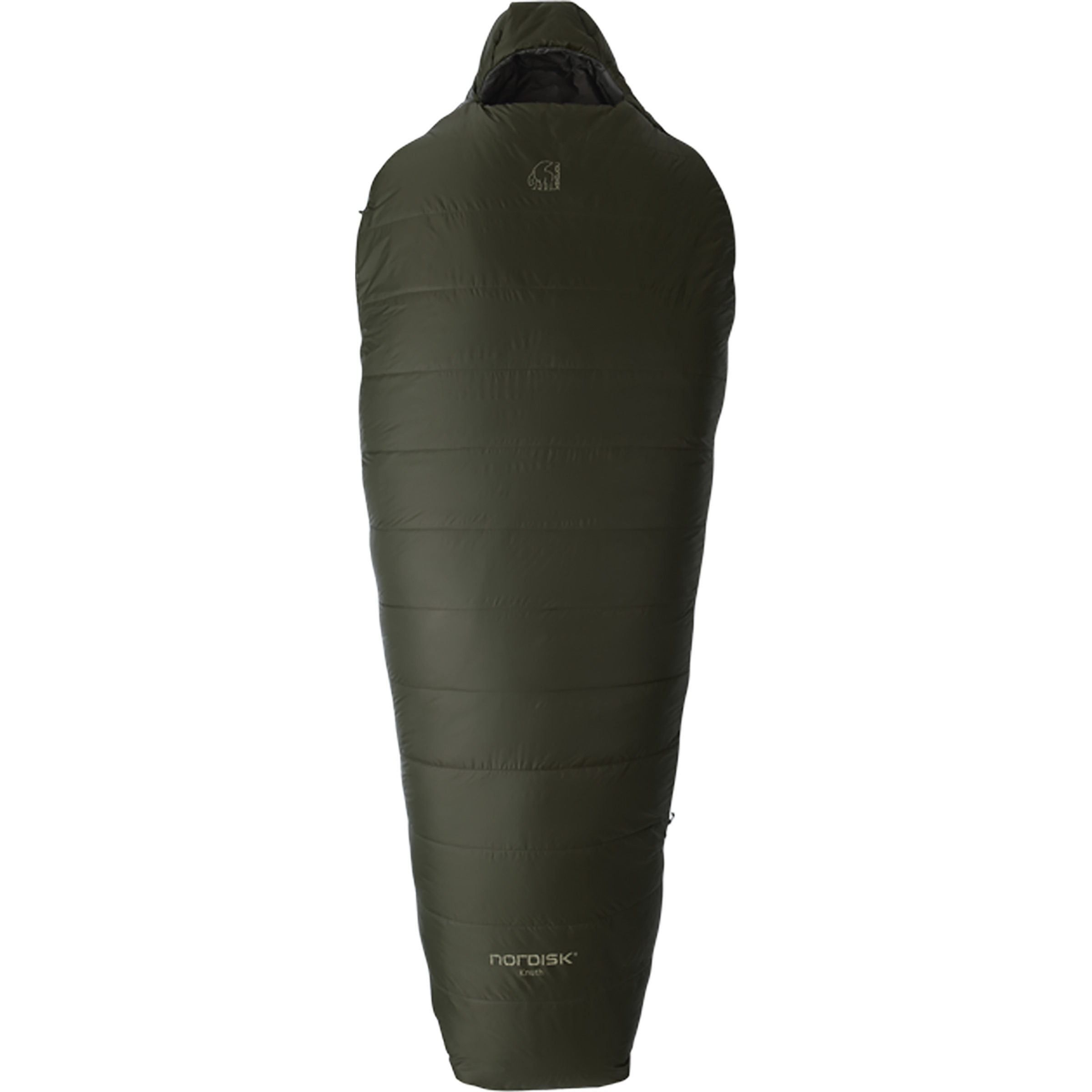 Nordisk Knuth ±0° Wide Mummy Schlafsack Kunstfaserschlafsäcke gruen Größe max. 190cm Camping Wasserabweisend