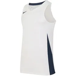Nike, Herren, Sportshirt, Team Basketball Stock Jersey, Weiss