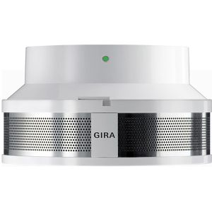 Gira Rauchmelder Dual Q 233702, Funk vernetzbar, mit 230 V Anschluss, 85 dB, mit Q-Label, App-fähig
