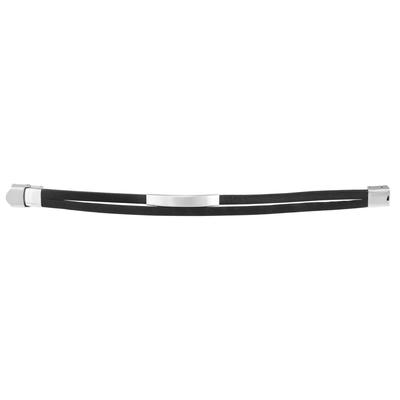 Armband ADELIA´S "Armband aus Leder 21 cm", schwarz, Armbänder, Damen, 21cm, Leder, Armband, Ideal als Geschenk zum Jubiläum