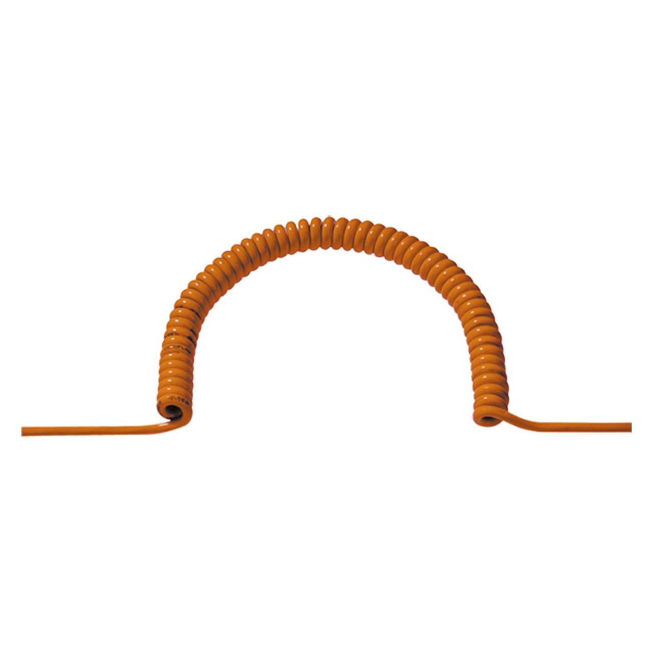 Bachmann 682.882 Wendelleitung orange H07BQ-F 3G2 - Kabel - Strom/Netzteil (7.50 m) (682.882)