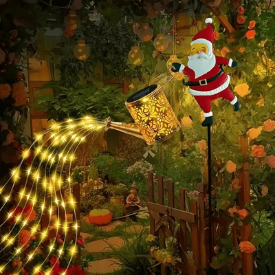 Uplift Essentials Solar Santa Claus Kettle Light For Garden And Outdoor Christmas Decoration kettle Warm