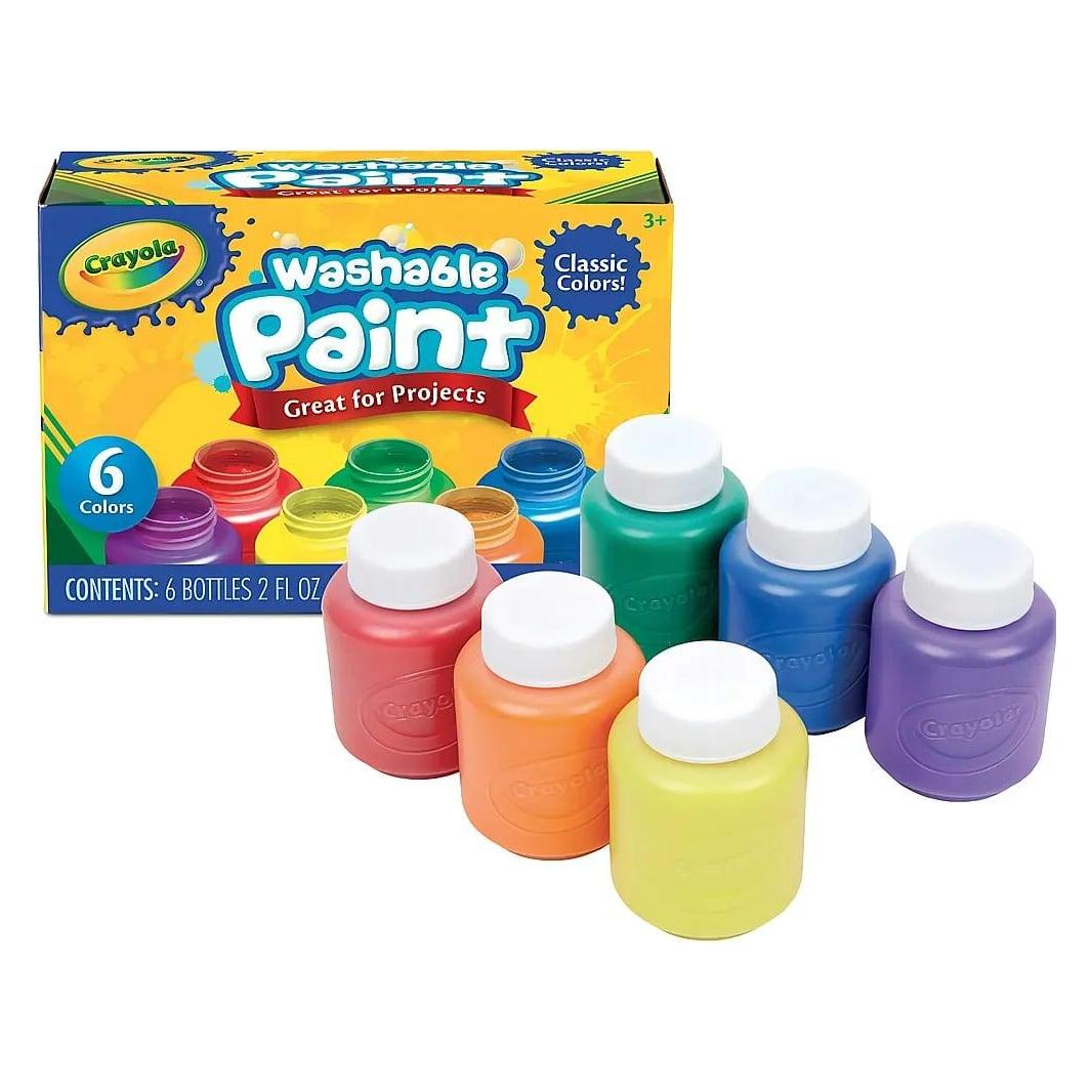 Crayola 6 Abwaschbare Stimmungsmacher für Kinder 6 (59 ml) (54-1204)