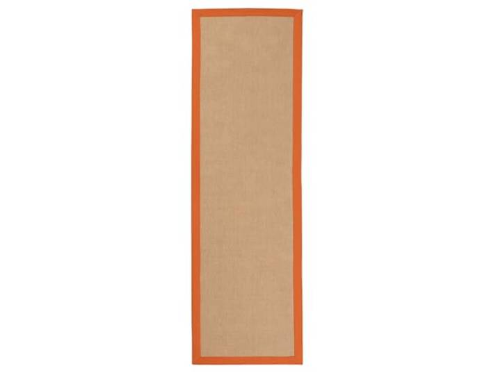 carpetfine Tapis Couloir Sisal Orange 70x240 cm Tapis Moderne pour Le Salon et la Chambre à Coucher