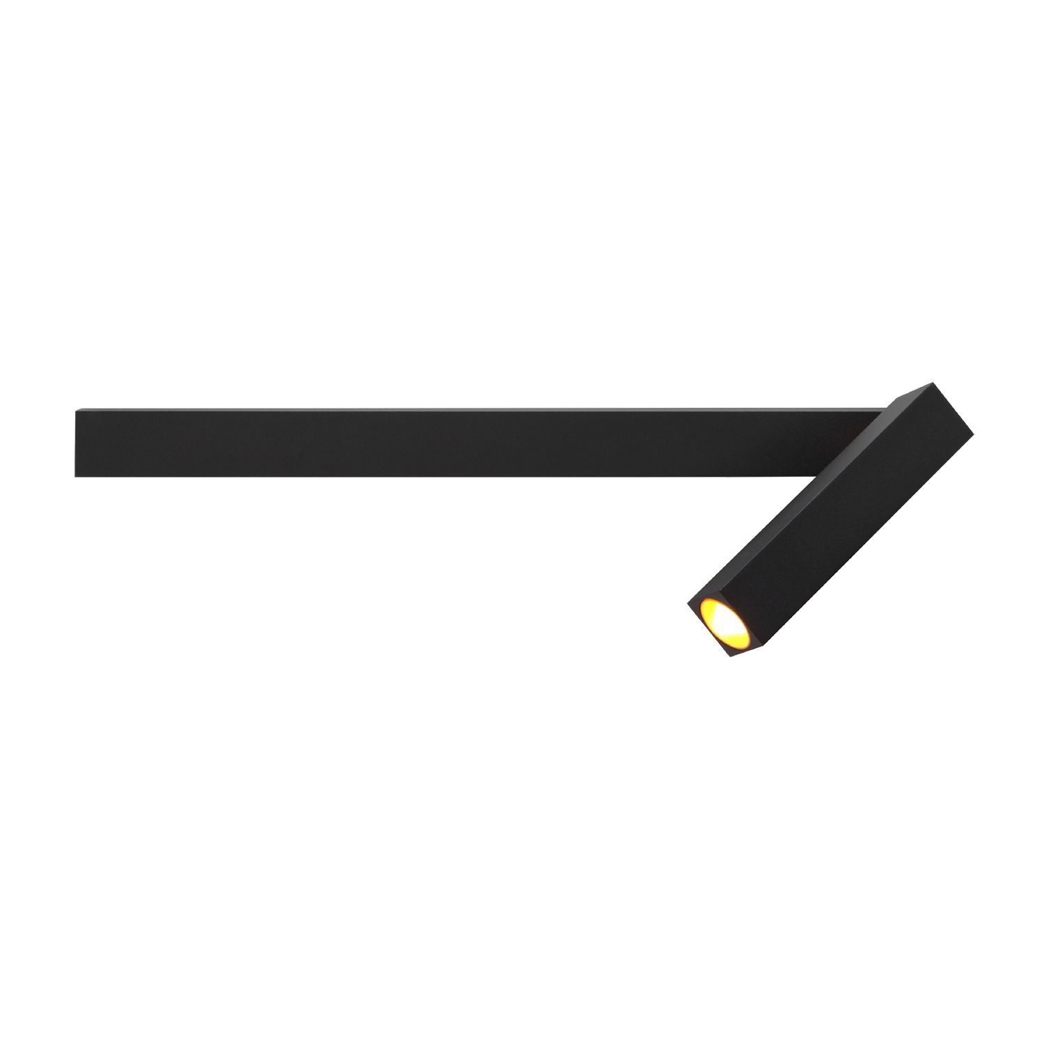 Wever & Ducré LED-Wandleuchte MICK WALL SURF 1.0 - 3000KK schwarz-gold 3000K 159344K5 5404037307227
