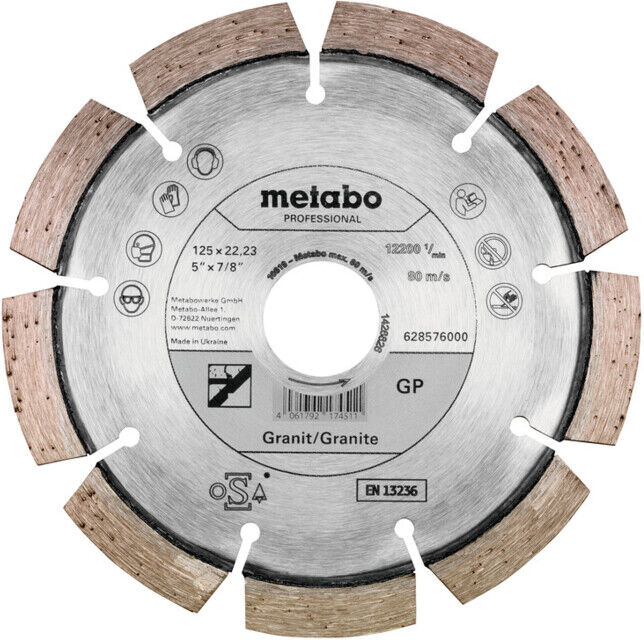Metabo Disque à tronçonner diamanté 125x22,23mm,