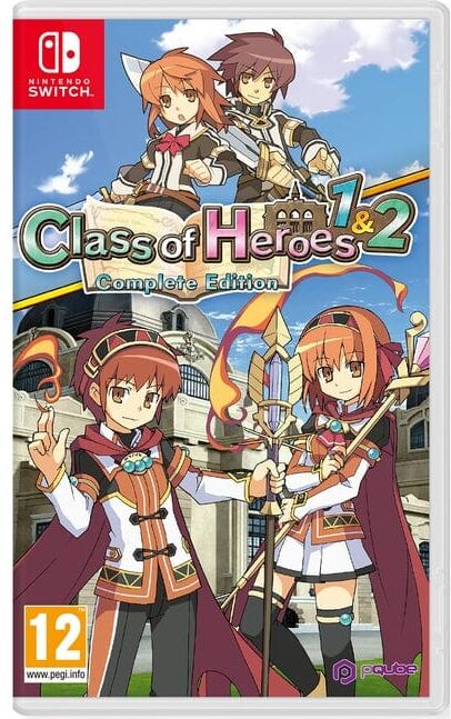 PQUBE LIMITED Class Of Heroes 1 & 2 Nintendo Switch (Game Cartridge) Action Game