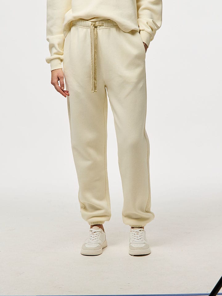 Pieces Sweathose "Chilli" in Creme - M