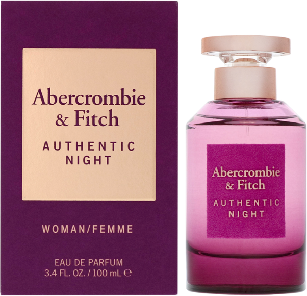 Abercrombie & Fitch Authentic Night Ladies Eau de Parfum Spray 100ml