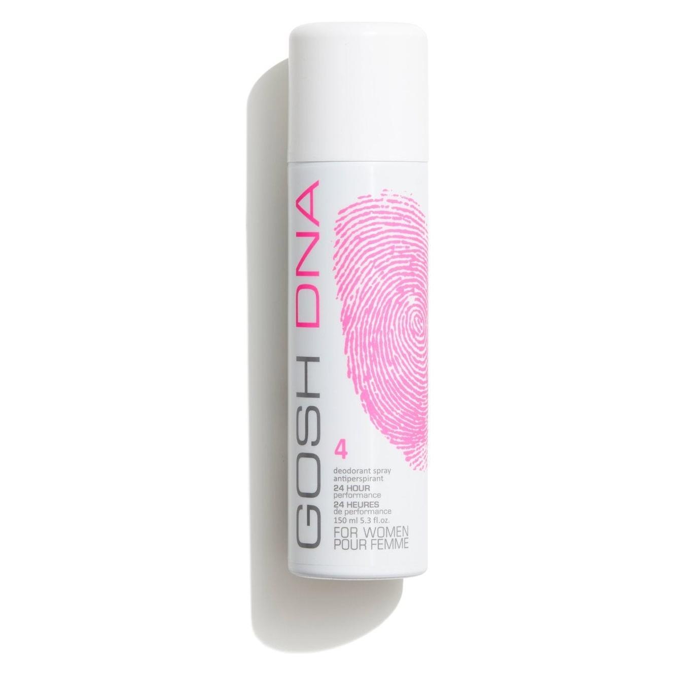 Gosh Dna 4 For Women Deodorant dezodorant w sprayu 150ml (Spray, 150 ml) (5701278288149)