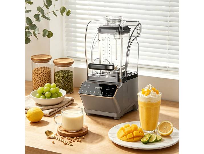 Mixeur à smoothies couvert, mixeur à smoothies pour boutique de bubble tea, mixeur commercial multifonction haute capacité