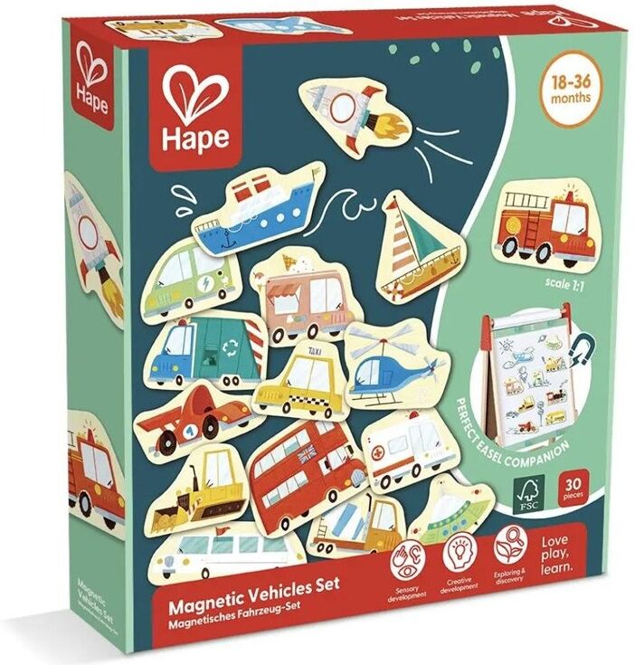 Magnetics Vehicules Set 30 pcs - Hape