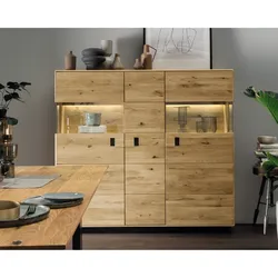 Massivholz »Arosa« Highboard II