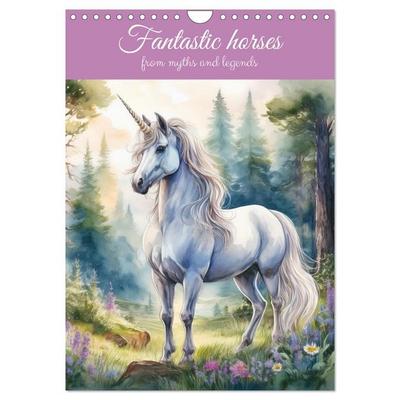 Fantastic horses from myths and legends (Wall Calendar 2026 DIN A4 portrait), CALVENDO 12 Month Wall Calendar