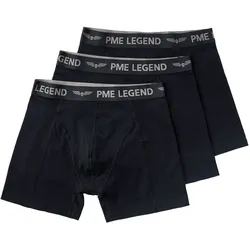 PME Legend Herren Boxershort BASIC COTTON ELASTAN 3er Pack - 999 Black - S