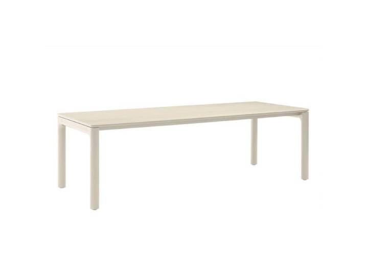 Zebra Vero Gartentisch 240x100cm Aluminium/Keramik Taupe Sand
