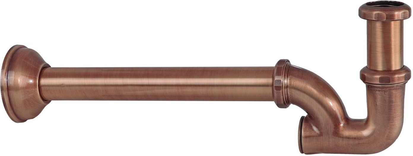 Kronenbach tubular siphon 1 1/4" with cleaning holes 3056RMKB