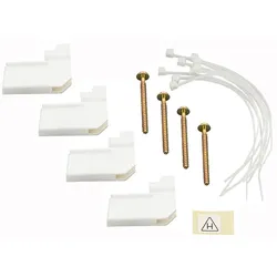 Legrand 001490 Hohlwandmontagesatz, a 4 Spreizkrallen und Kabelbinder,für UP-Verteiler Ekinoxe