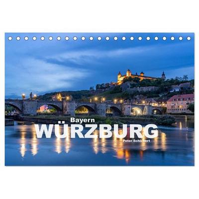 Würzburg - Bayern (Tischkalender 2027 DIN A5 quer), CALVENDO Monatskalender