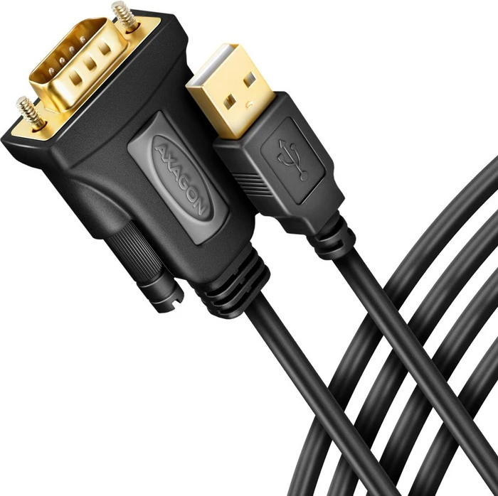 AXAGON ADS-1PQN ADVANCED USB-A 2.0 > serial RS-232 FTDI adapter / cable 1.5m
