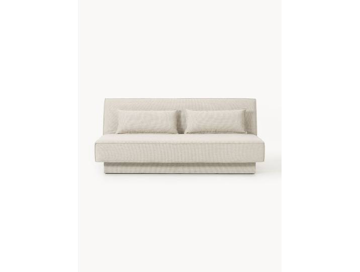 Bouclé-Schlafsofa David (3-Sitzer) mit Stauraum