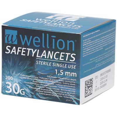 Wellion Safetylancets 30 G Sicherheitseinmallanz. 200 St Lanzetten