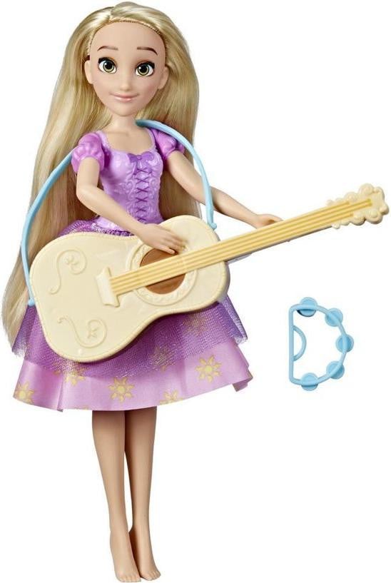 Hasbro Disney Prinses Rapunzel met gitaar modepop voor meisjes meerkleurig
