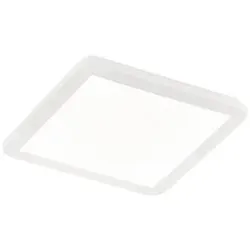 Reality Leuchten LED-Deckenleuchte Camillus Kunststoff Weiß 30 x cm