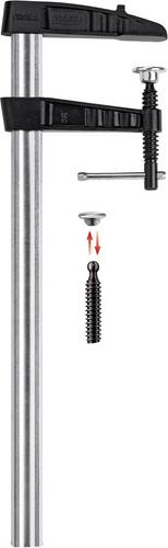 Bessey TGK250K Tiefspann-Schraubzwinge Spann-Weite (max.):2500mm Ausladungs-Maße:120mm