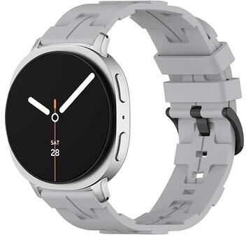Everyday Crate Samsung Galaxy Watch8 Classic Silicone Watch Band Adjustable Sport Watch Strap gray