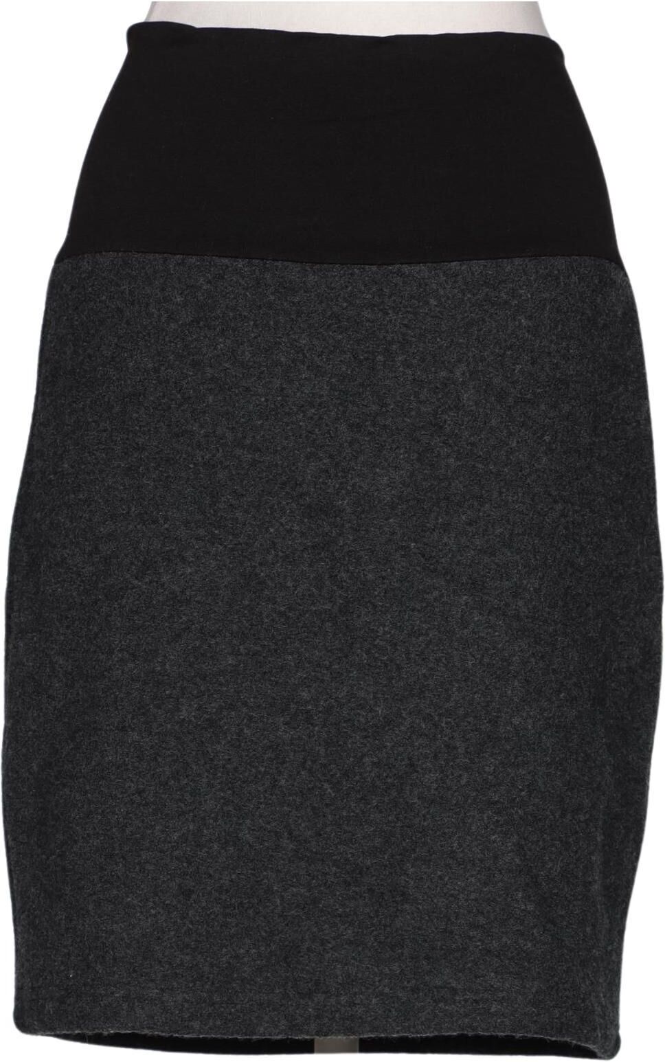 Mufflon Damen Rock, Grau, Gr. W24, Merino - Second Hand