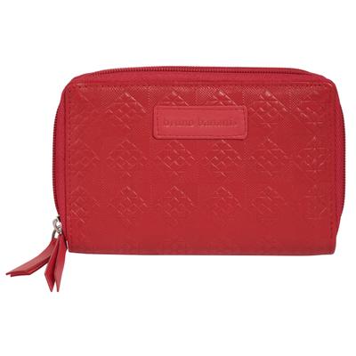Geldbörse BRUNO BANANI "BRUNO BANANI Damen echt Leder", Damen, rot, Leder, Kleinlederwaren, echt Leder
