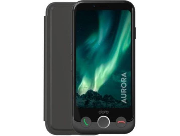 Doro - Téléphonie Mobile Aurora A10 4g + Etui + Protège Écran
